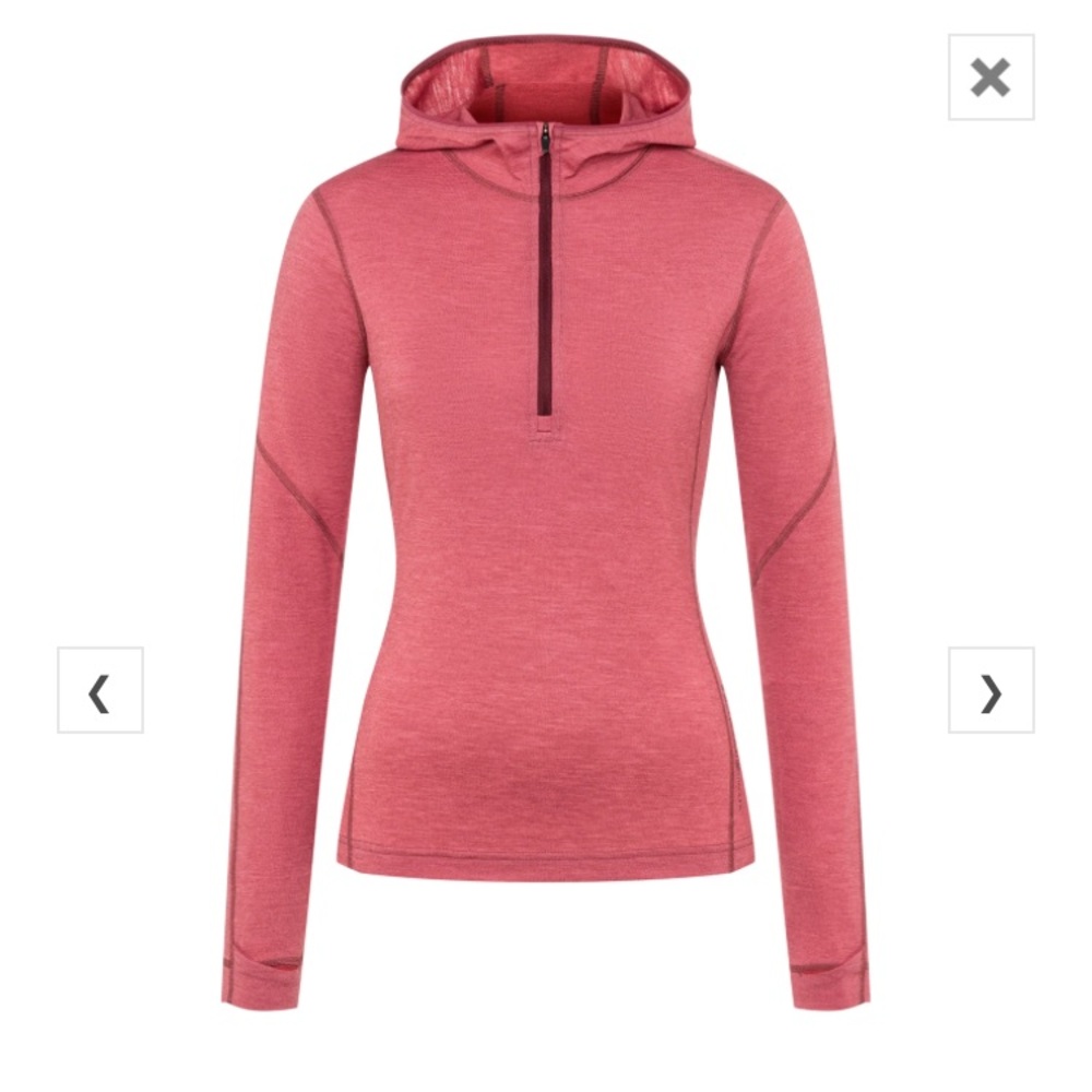 Black Diamond WOMEN'S SOLUTION 150 MERINO QUARTER ZIP HOODY XS
